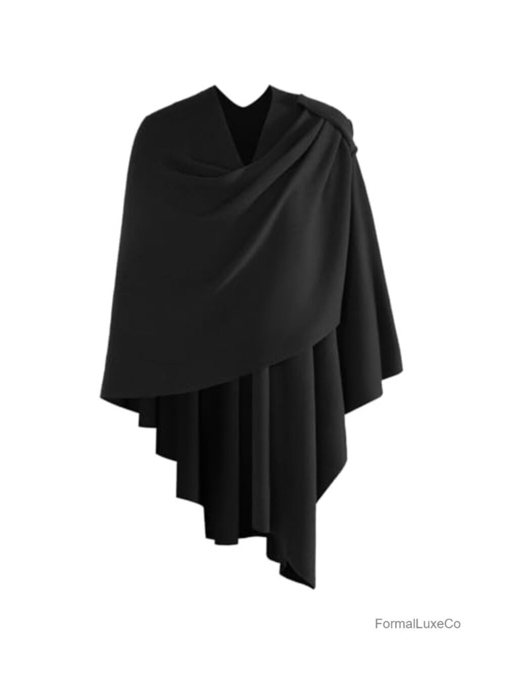 Open Front Poncho Knit Wrap Shawl for Women Travel Daily